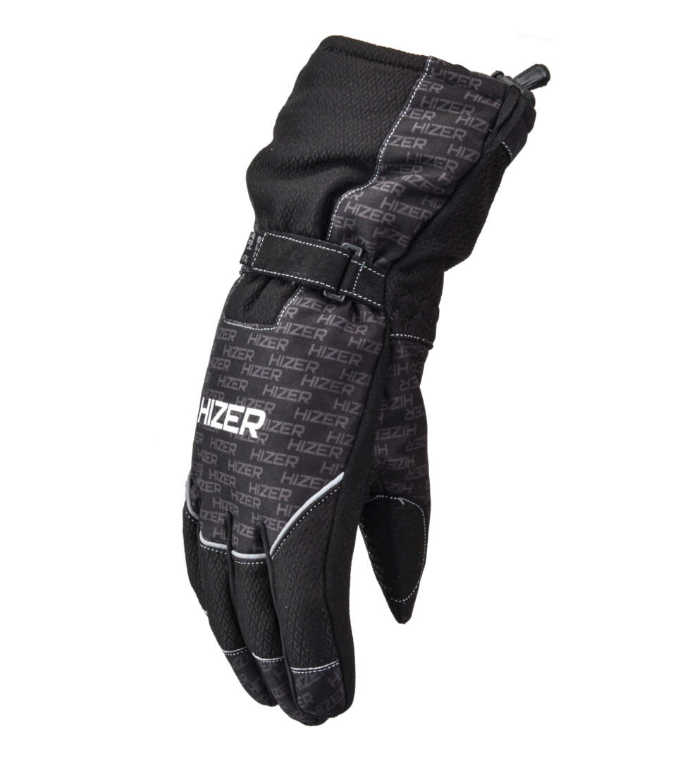 Перчатки для снегохода HIZER №2 black (S)