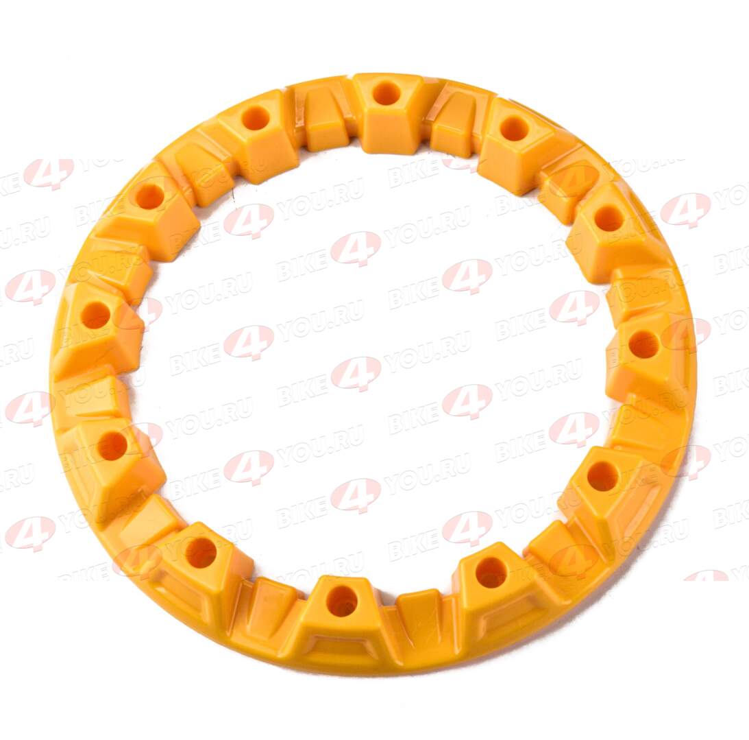 Пластик накладка декоративная бэдлок ATV WILD TRACK, 10" желтый